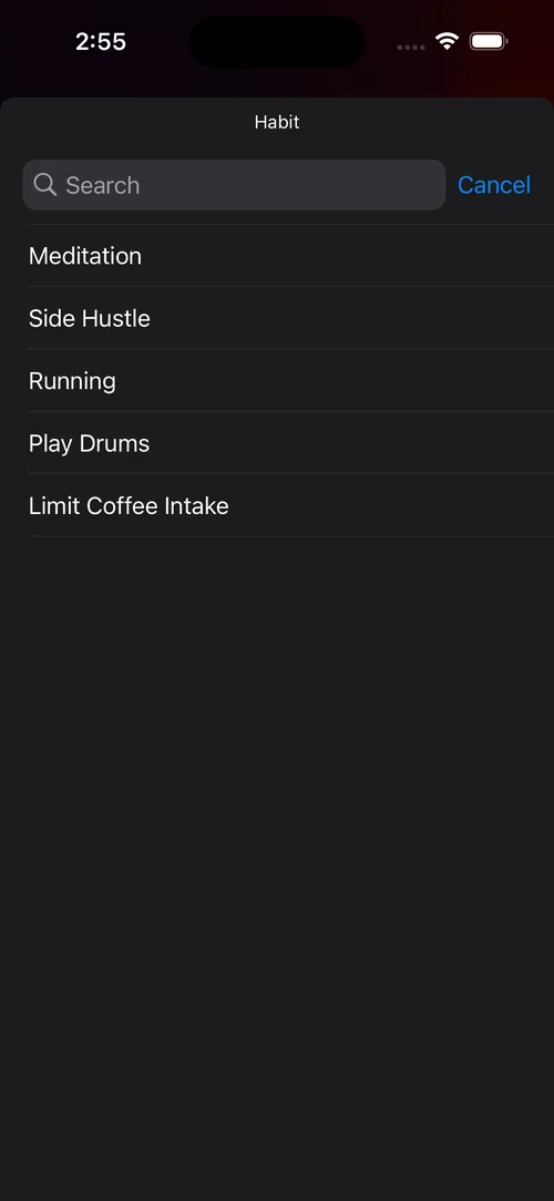 Final widget placement on the iOS home screen